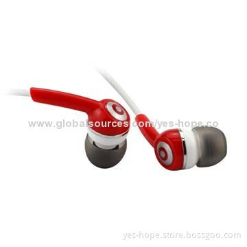 Colorful in-ear metal earphone with mic